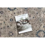  Covor NAIN Ornament, ramă, 7335/51635 bej / albastru 80x150 cm