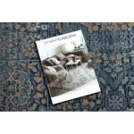 Covor NAIN Ornament, vintage 7708/51611 albastru / portocaliu 80x150 cm