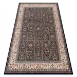  Covor NAIN Flori, cadru 1181/51011 albastru închis / bej 80x150 cm