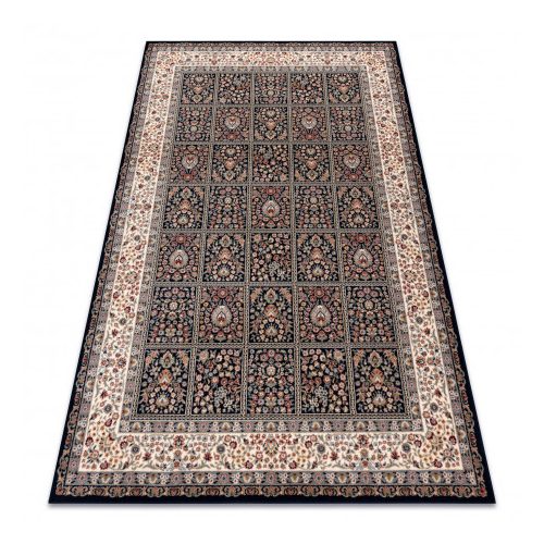  Covor NAIN Flori, cadru 1181/51011 albastru închis / bej 80x150 cm