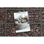  Covor NAIN Flori, cadru 1181/51011 albastru închis / bej 80x150 cm