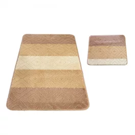    Covor de baie Dy. Montana 03N bej, set 2 piese (50cmx80cm+40x50cm)