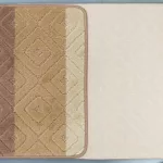  Covor de baie Dy. Montana 03N bej, set 2 piese (50cmx80cm+40x50cm)