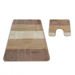  Covor de baie Dy. Montana 04N bej, set 2 piese (50cmx80cm+40x50cm)