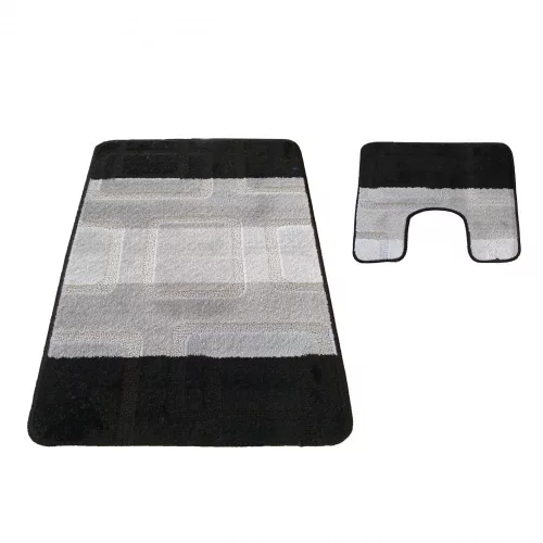 Montana 04N SET BAIE negru 2 piese (50 cm x 80 cm i 40 cm x 50 cm)