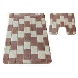   Montana set baie Bornova XL Beige Komplet (50 cm x 80 cm i 40 cm x 50 cm)2 piese