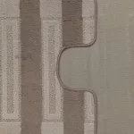  Set baie 2 piese Montana Said XL Fungi gri (60 cm x 100 cm și 50 cm x 60 cm)