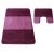  Set baie 2 piese Montana Sariyer XL Aubergine (60 cm x 100 cm și 50 cm x 60 cm)