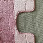  Set baie 2 piese Montana Sariyer XL Roz prăfuit (60 cm x 100 cm și 50 cm x 60 cm)