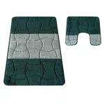 Set baie 2 piese Montana Sariyer XL Verde vânător (60 cm x 100 cm și 50 cm x 60 cm)