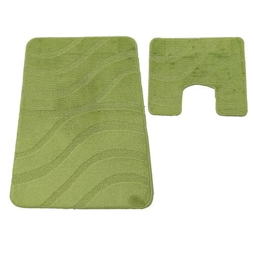  Set baie 2 piese Montana Symphony verde fosforic (50 cm x 80 cm și 40 cm x 50 cm)
