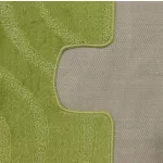  Set baie 2 piese Montana Symphony verde fosforic (50 cm x 80 cm și 40 cm x 50 cm)
