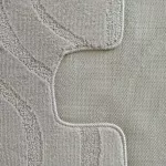  Set baie 2 piese Montana Symphony gri nisipos (50 cm x 80 cm și 40 cm x 50 cm)