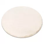 Covor cerc shaggy TEDDY NEW sand 52  plüss, foarte gros, bej 200 cm