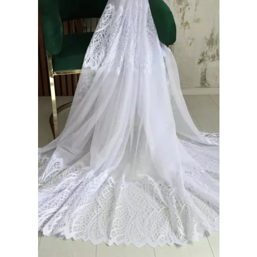  TRD. Perdea gata confecționată Madeline model alb 300x250cm