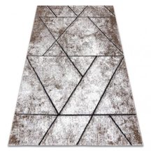  Covor modern COZY 8872 Wall, Figuri geometrice, Triunghi,înălțime fir 2 maro 180x270 cm