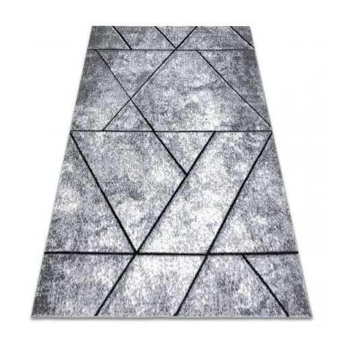 COZY covor modern 8872 Wall, Geometric, triunghiuri - Structural două straturi lână Gri / albastru 160x220 cm
