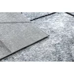 COZY covor modern 8872 Wall, Geometric, triunghiuri - Structural două straturi lână Gri / albastru 80x150 cm