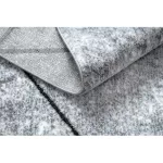 COZY covor modern 8872 Wall, Geometric, triunghiuri - Structural două straturi lână Gri / albastru 80x150 cm