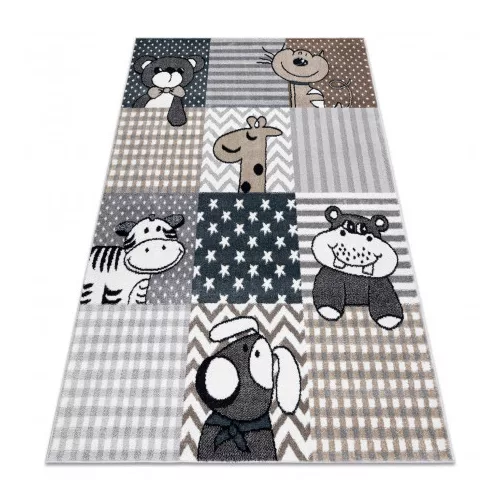 Covor FUN Pets covor copii, gri 280x370 cm