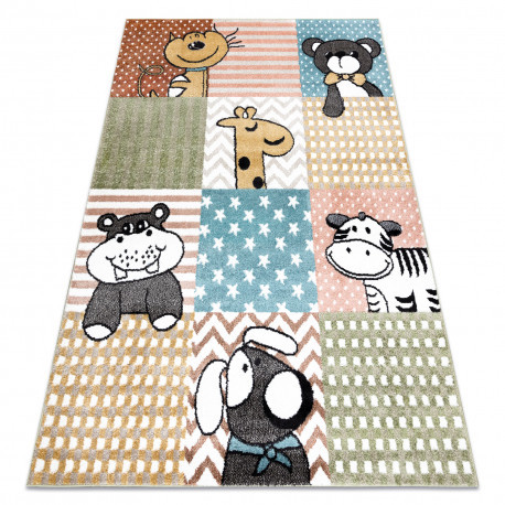  Covor FUN Animale de companie pentru copii, animale colorate 240x330 cm