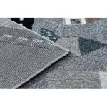 covor FUN Route pentru copii cu străzi,animale,  Gri 200x290 cm