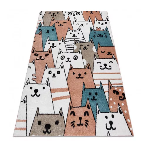 Covor FUN Gatti covor copii,  roz 200x290 cm