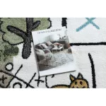 Covor FUN Hop covor copii, verde 180x270 cm