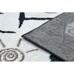 Covor FUN Hop covor copii, negru 180x270 cm