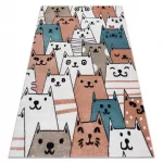 Covor FUN Gatti covor copii,  roz 160x220 cm