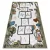 Covor FUN Hop covor copii, verde 160x220 cm
