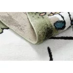 Covor FUN Hop covor copii, verde 160x220 cm
