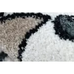 Covor FUN Hop covor copii, negru 140x190 cm