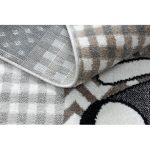 covor FUN Pets pentru copii cu animale Gri 80x150 cm
