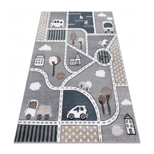 Covor FUN Strade covor copii, gri 80x150 cm