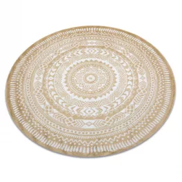 Covor FUN Napkin Cerc, - auriu 200 cm