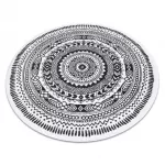Covor FUN Napkin Cerc, - gri 160 cm