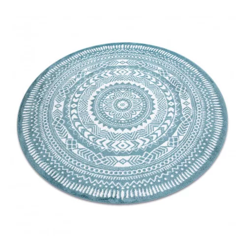 covor FUN Napkin  cerc- albastru 160 cm