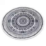 Covor FUN Napkin Cerc, - crem 160 cm