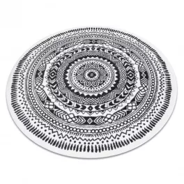 Covor FUN Napkin Cerc, - gri 100 cm