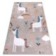covor FUN Sweety pentru copii, unicorn, curcubeu bej 280x370 cm