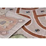 Szőnyeg FUN Honey gyerekeknek, medve, méhek bézs 200x290 cm