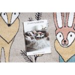 covor FUN Forester covor copii, animale de pádure bej 180x270 cm