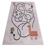 Covor FUN Game covor copii, bej 140x190 cm