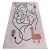 Covor FUN Game covor copii, bej 140x190 cm