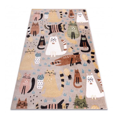 covor FUN Kittens covor copii ,pisici bej 140x190 cm
