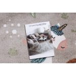 covor FUN Sweety pentru copii, unicorn, curcubeu bej 80x150 cm