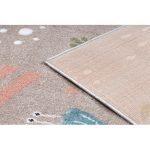 covor FUN Sweety pentru copii, unicorn, curcubeu bej 80x150 cm