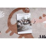 covor FUN Dino pentru copii, Dinozauri Bej 80x150 cm