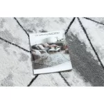 Covor modern COZY Polygons- cerc - gri 200 cm